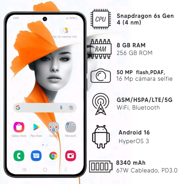 Xiaomi Poco X8 8/256gb 5g CEL XIAOMI POCO X8 8/256GB NEGRO
