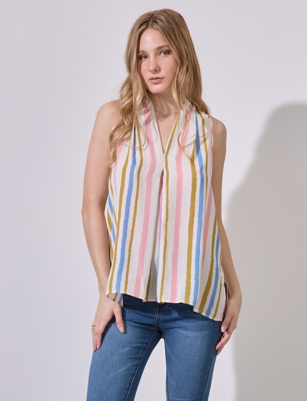 Blusa Printed CRUDO/MULTI