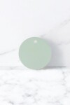 Tag circular liso VERDE AGUA