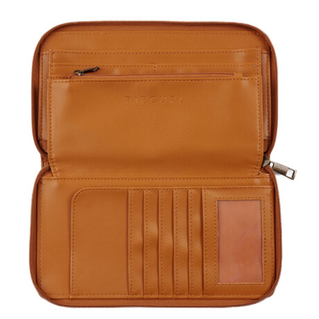 Billetera Rip Curl Wanderer Oversized Wallet Marrón