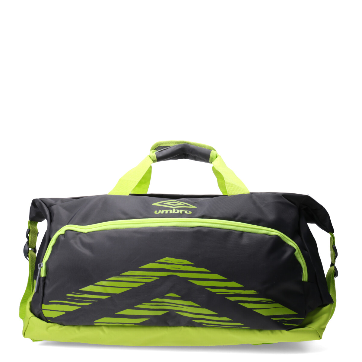 Bolso Umbro Duffle Diamond - Gris - Verde Lima 