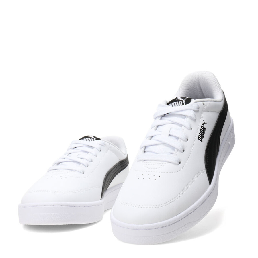 Championes de Hombre Puma Court Classic Clean Blanco - Negro