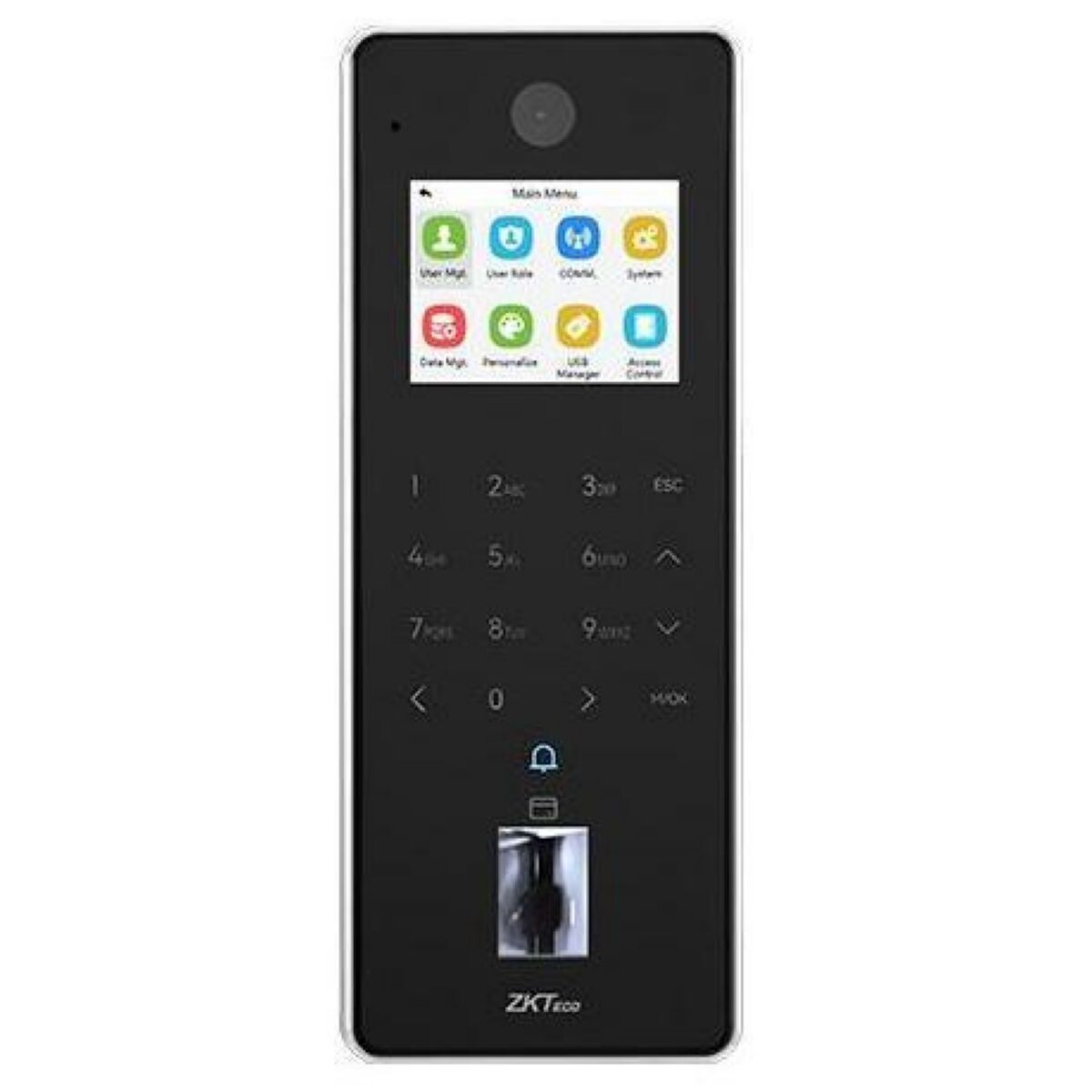 Control de Acceso Biométrico con Intercom Zkteco 
