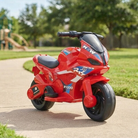 Moto de Balanceo Tipo Buggy con Sonido ROJO