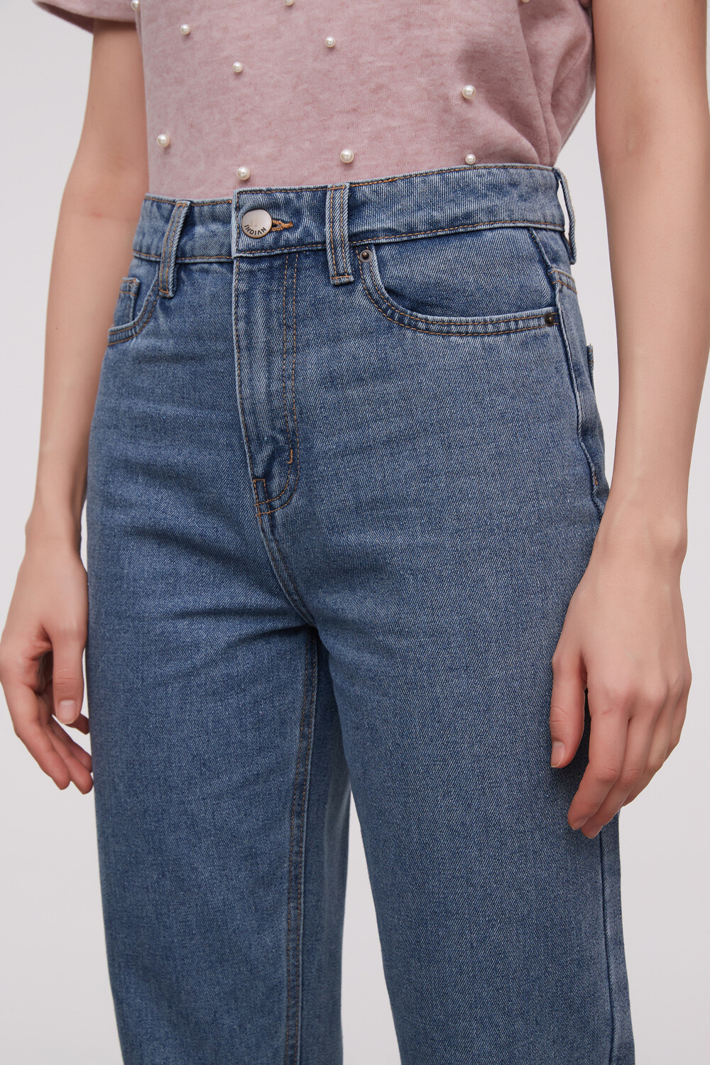 Pantalon Vacareli Azul Grisaceo