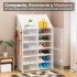 Estante Organizador Multiuso IMBACK IBK-PLC004 | Zapatera, Ropa y Accesorios con Puertas Esmeriladas Blanco Estante Organizador Multiuso IMBACK IBK-PLC004 | Zapatera, Ropa y Accesorios con Puertas Esmeriladas Blanco