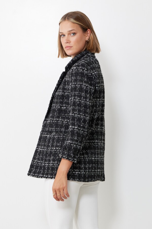 Blazer Tweed NEGRO/BLANCO