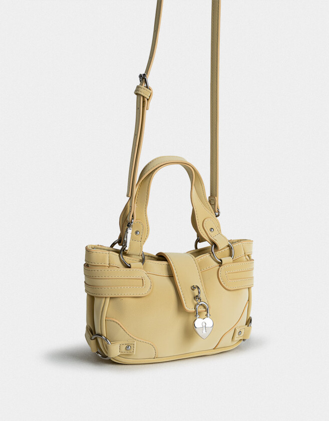 Bandoleras Bandolera Con Charm - Amarillo Claro