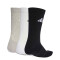 Medias Unisex Adidas Sport Wear 3 Pares Negro - Blanco - Gris