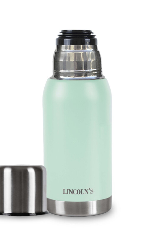 TERMO 750 ml CERBERUS VERDE PASTEL_