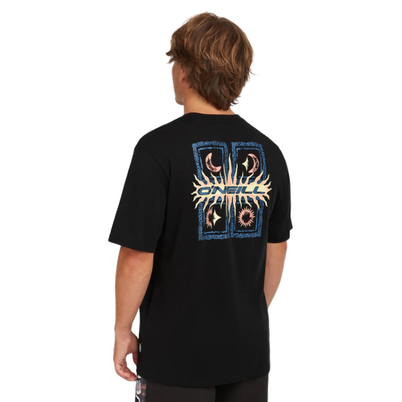 Remera Oneill Retro Graphic - Negro Remera Oneill Retro Graphic - Negro