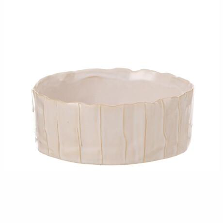 BOWL DECORATIVO NATURAL/BEIGE CERÁMICA 23042