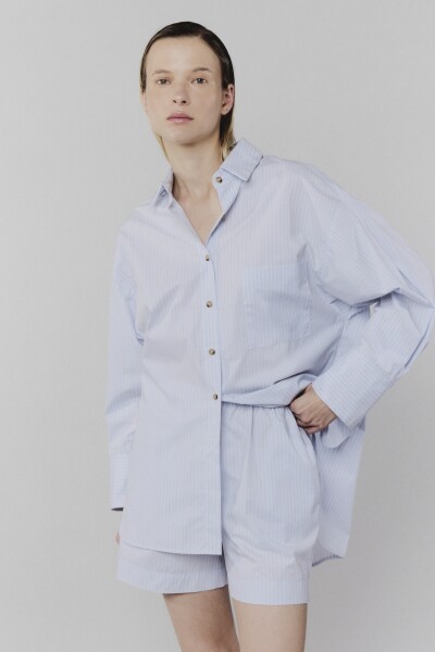 0018 CLASSIC BOXER SILK CAFE Celeste Y Beige