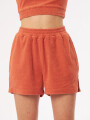 SHORT FELPA TIQUE RUSTY Naranja