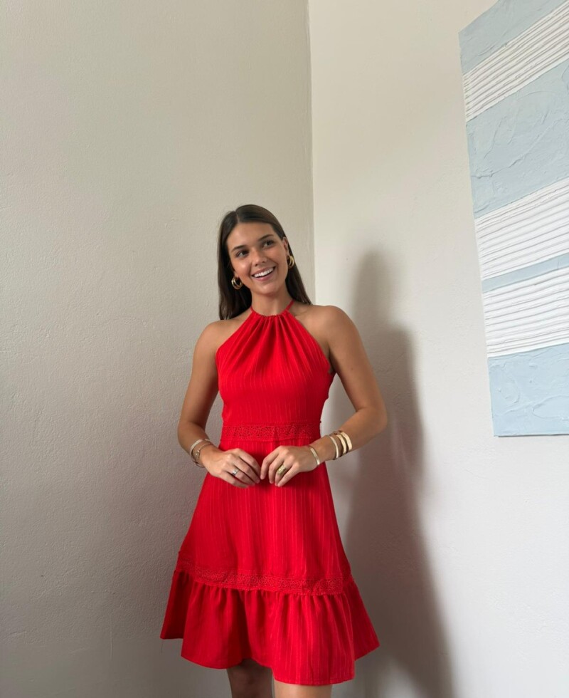 Vestido Amanda rojo