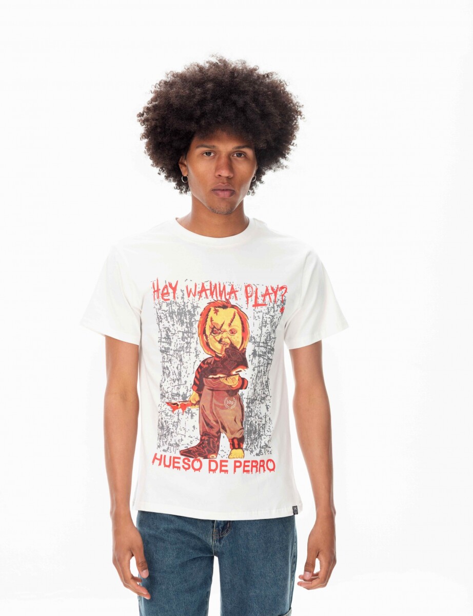 Remera Chuky - Blanco 