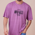 T-SHIRT LUGO RUSTY Vino