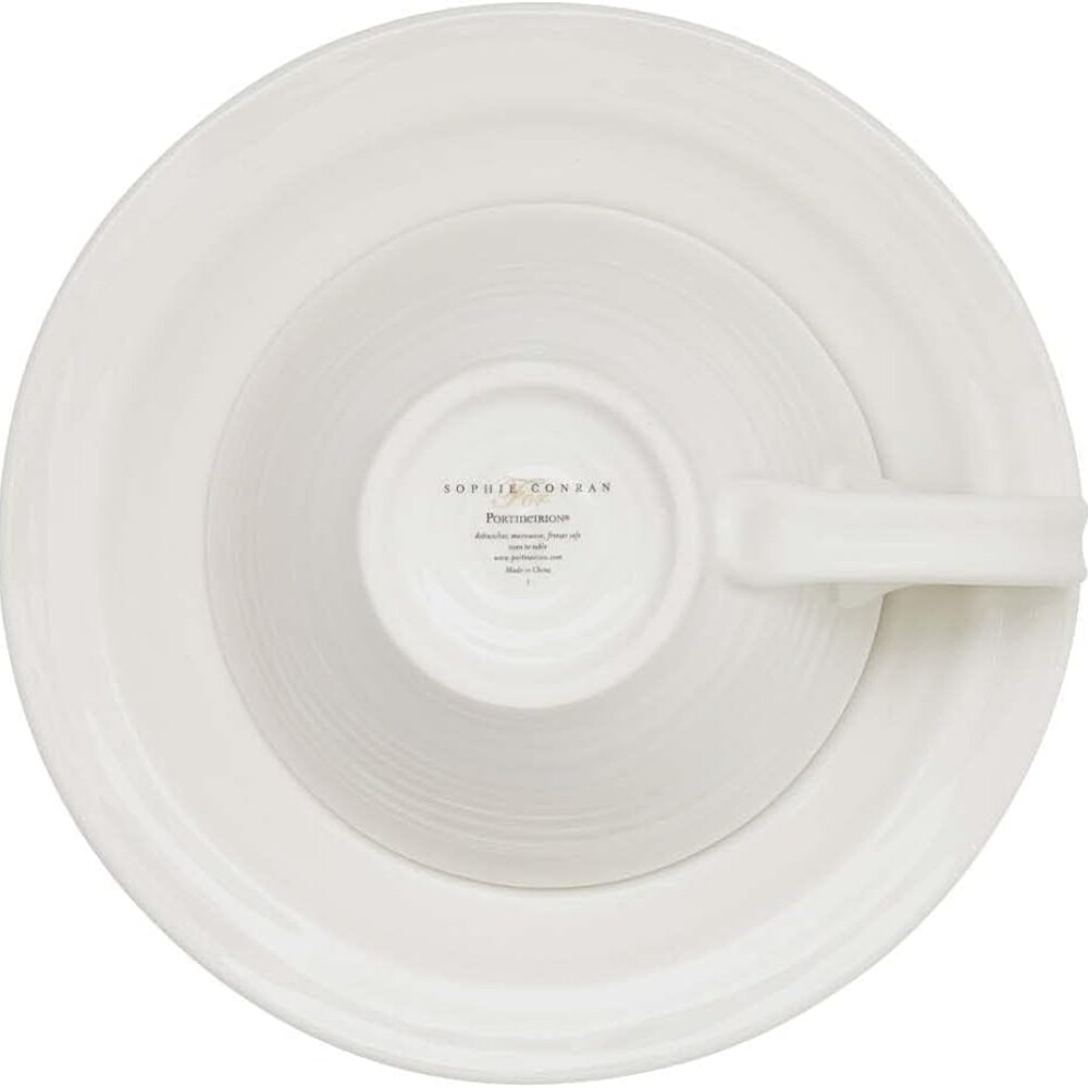 PORTMEIRION S CONRAN TAZA DE TE C/ PLATO BLANCO PORTMEIRION S CONRAN TAZA DE TE C/ PLATO BLANCO