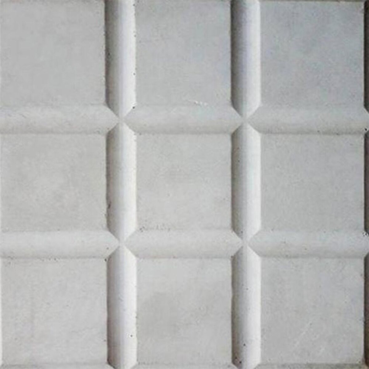 Baldosa 9 Panes Gris 