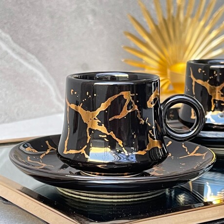 Juego De Café Con Platillos 12 Piezas 60ML Juego De Café Con Platillos 12 Piezas 60ML