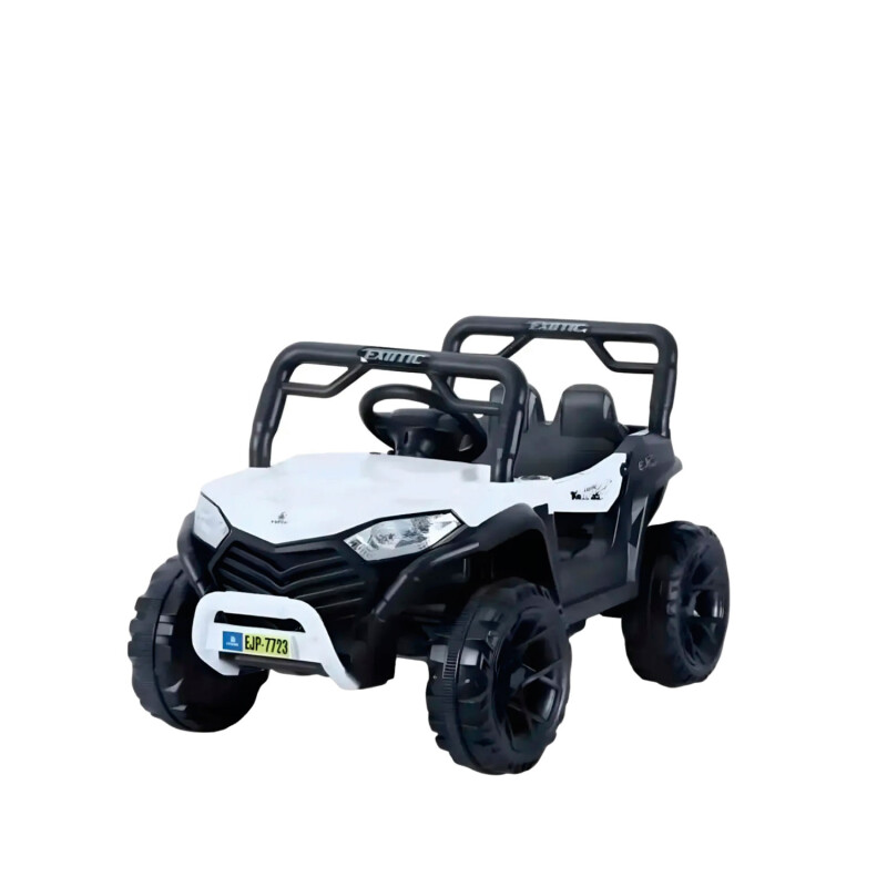 Auto a Batería Lumax 4x4 12V control remoto, USB y Música Blanco