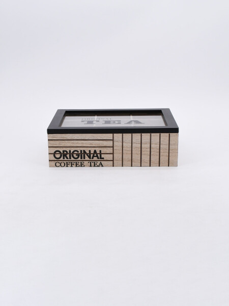 CAJA DE TÉ ORIGINAL MADERA