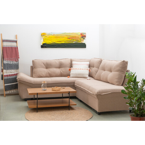 HELLEN- SOFA ESQUINERO VICENZA MARRON CLARO HELLEN- SOFA ESQUINERO VICENZA MARRON CLARO