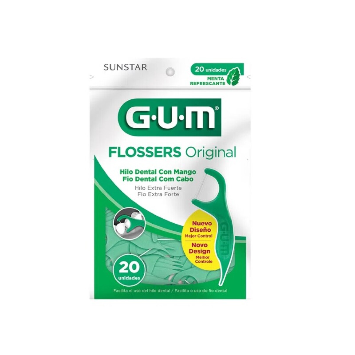 Porta Hilo Dental Gum 894 20 unidades 