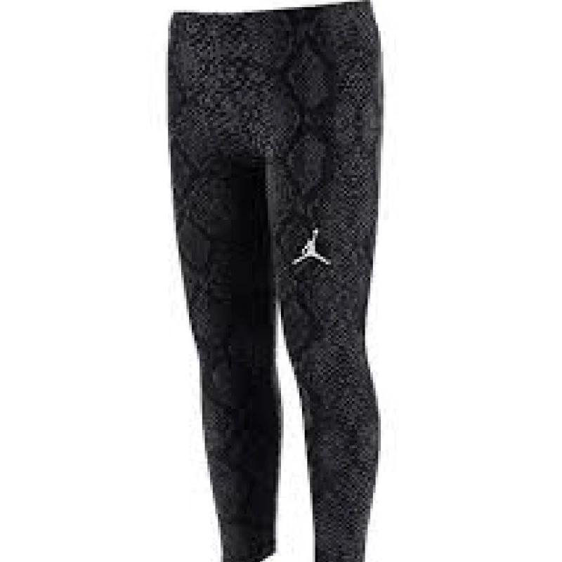 Pantalón Largo Essentials Snake Legging de Niños Negro