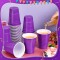 Vaso 500ml Diferentes colores x50un Violeta