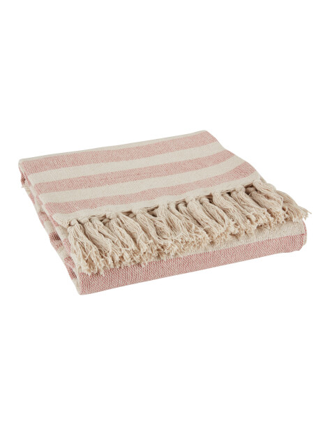 Manta throw AMASONLILJE 130x170 rosa/beige Manta throw AMASONLILJE 130x170 rosa/beige
