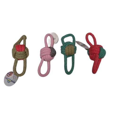 Juguete cuerda nudo con 2 agarres Juguete Cuerda Nudo Con 2 Agarres