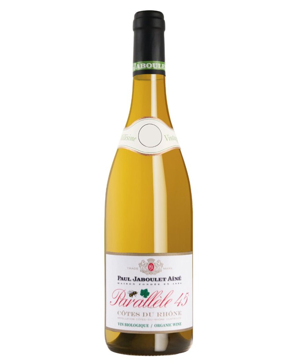 Vino PAUL JABOULET COTE DU RHONE Parallele 45 Blanco 750ml. 