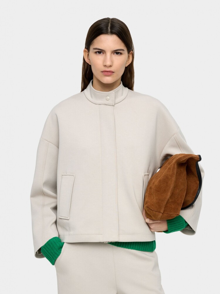 Chaqueta Leve Con Bolsillos blanco
