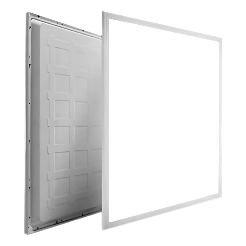 Plafón Led Cuadrado De Empotrar Luz Fría 50w 60x60cm Blanco