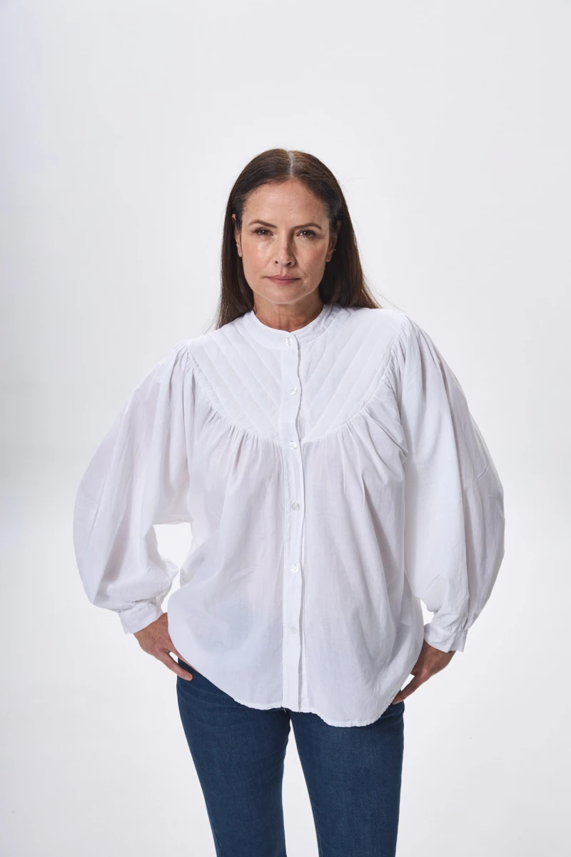 Camisa Acacia blanco talle unico