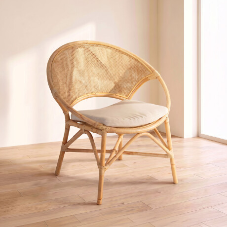 BUTACA RATTAN NATURAL-BEIGE NALA NATURAL