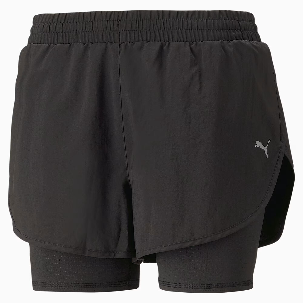 Run Favorite Woven Short W - Mujer Black