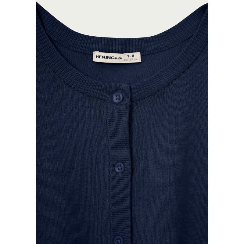 CARDIGAN FEM AZUL OSCURO