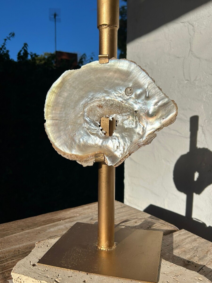 Nácar Lamp - Dorado 