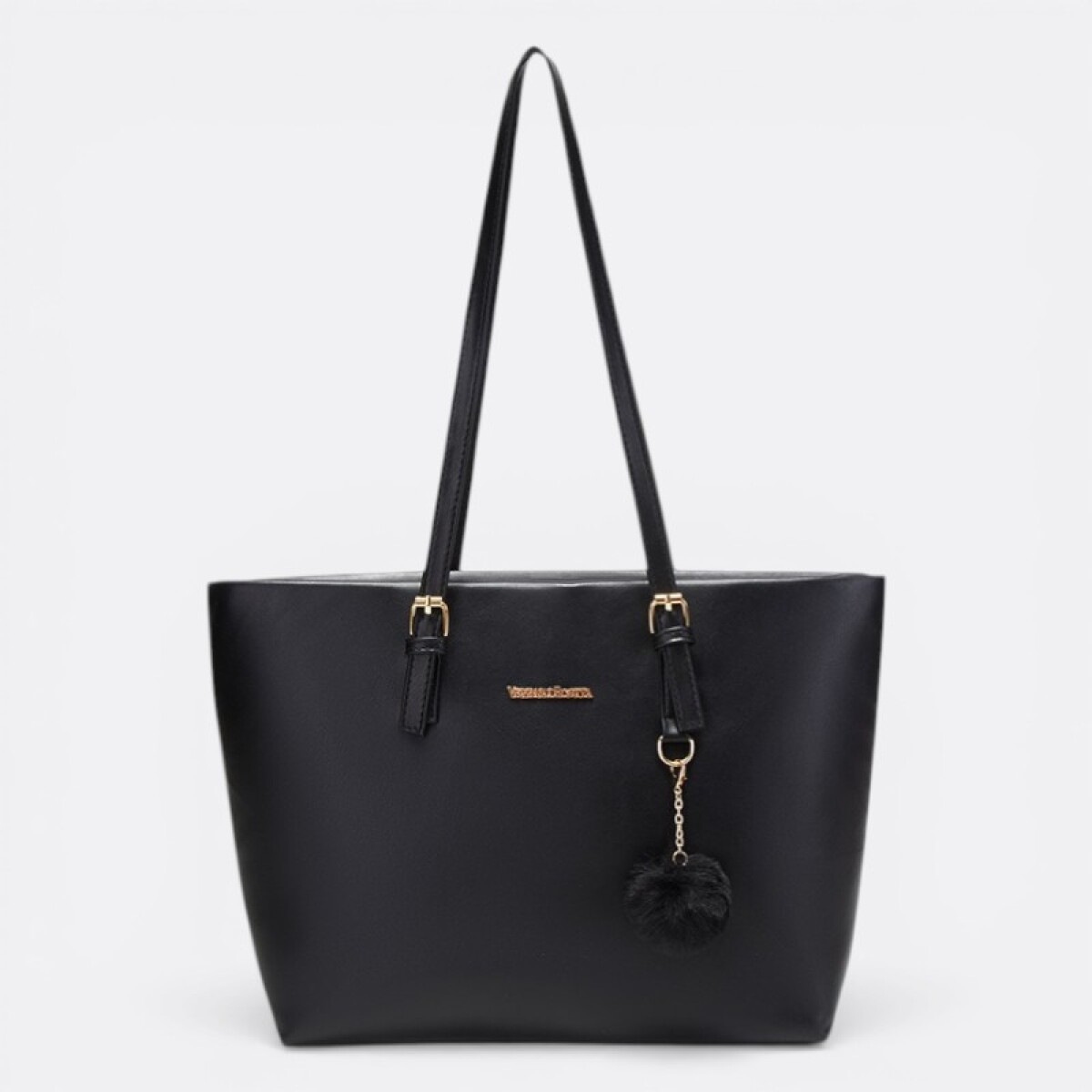 Cartera Tote Dama Lisa Similcuero - Negro 