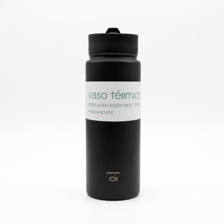 BOTELLA RÍO PICO ANCHO NEGRA NEGRO
