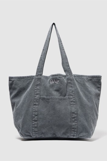 Bolso Tote Logo Gap Mujer Moonless Night