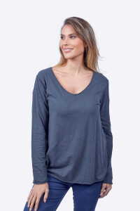 CAMISETA LUJAN Gris oscuro