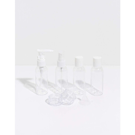 Set De Botellas De Viaje Rosa Claro