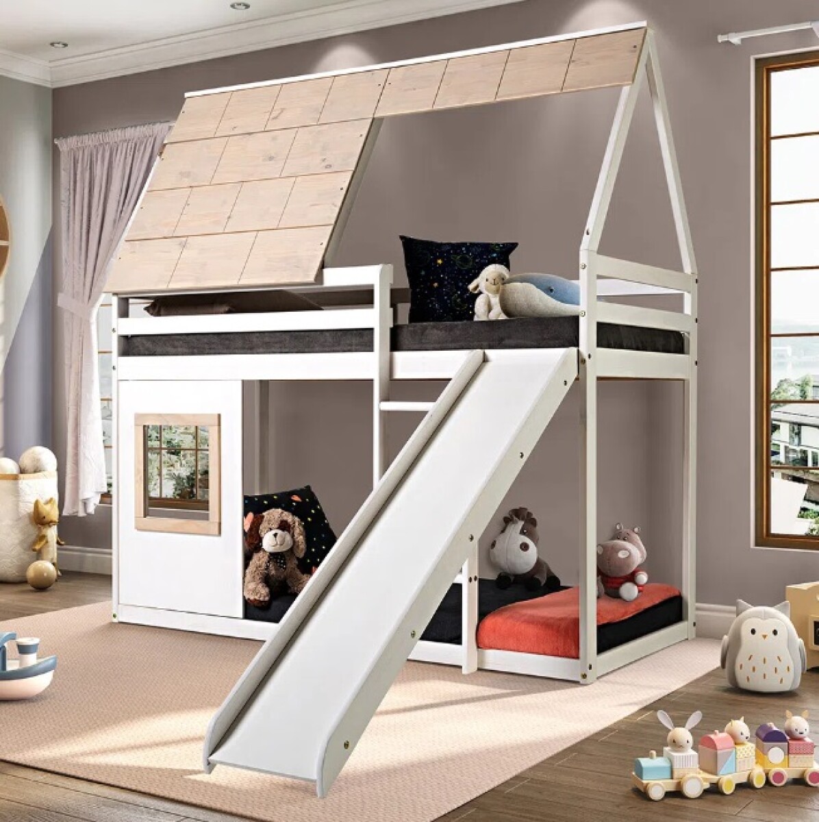 Cama Bicama Cucheta - Con tobogán 