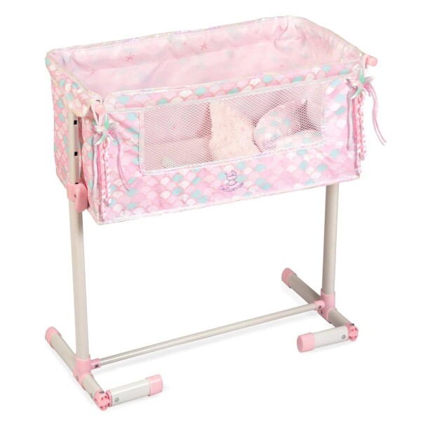 Cuna Muñeca De Cuevas Juguete Duerme Conmigo Altura Reguable Variante Color Rosa