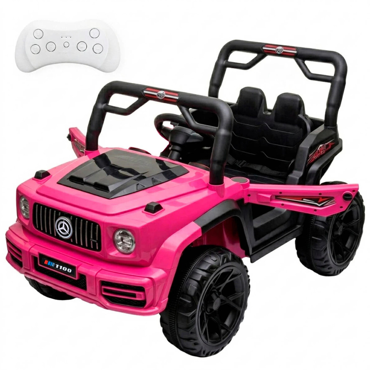 Auto A Bateria Cuatriciclo Wagon 4x4 C/control Remoto - Rosa 