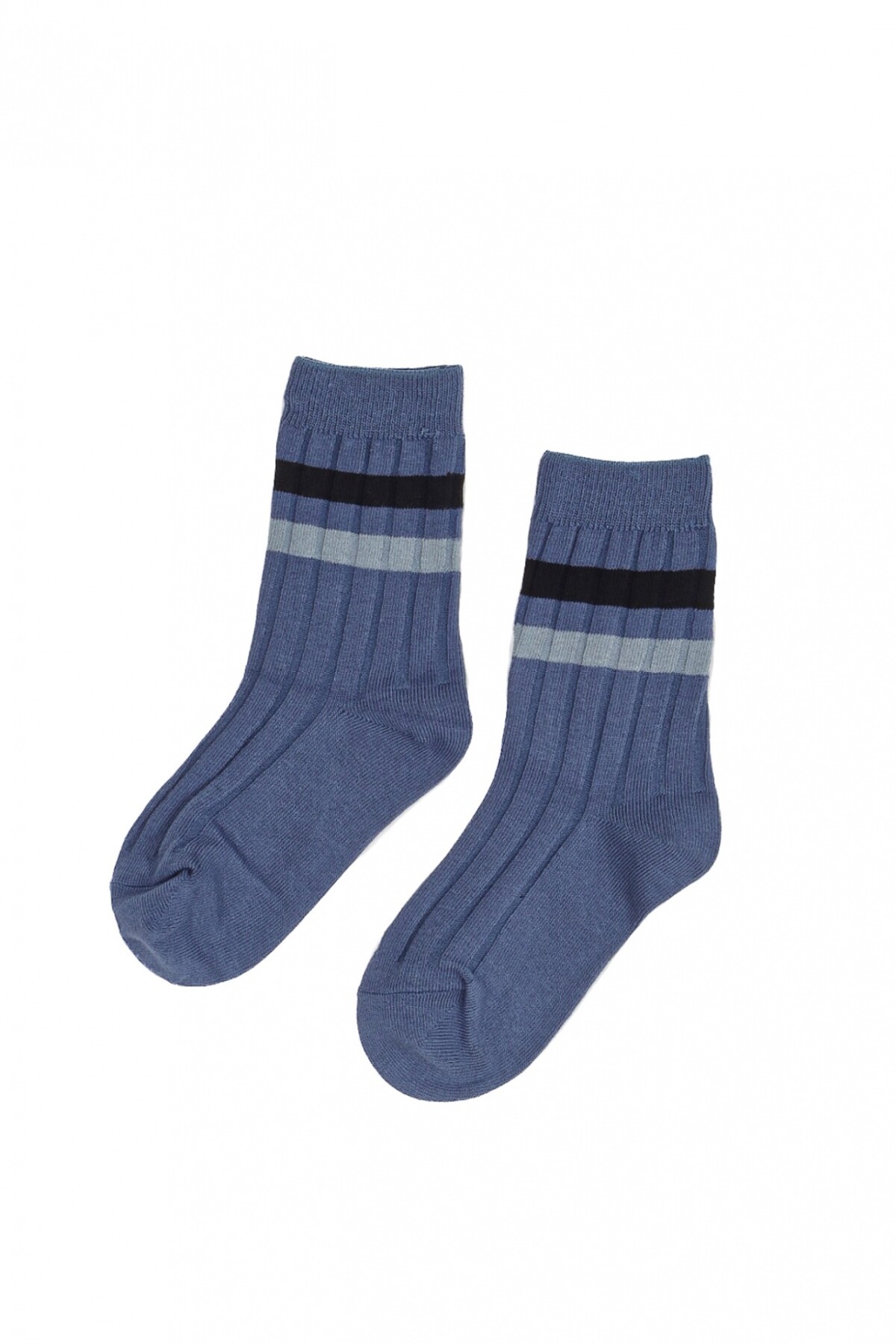 Medias Kids Rib Azul