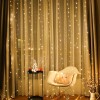 Cortina lluvia luces led cálida decoración 3x3mts Cortina lluvia luces led cálida decoración 3x3mts